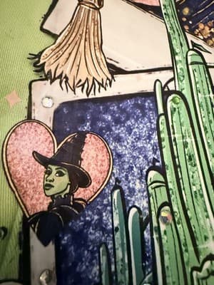 Wicked Movie Lime Green Denim Jacket Glinda Elphaba Ariana Grande - Thumbnail 12