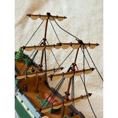 Dept 56 Heritage Village Snow Village The Emily Louise Ship Dock Lighted Set - Thumbnail 13