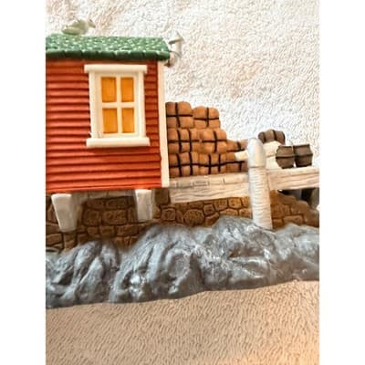 Dept 56 Heritage Village Snow Village The Emily Louise Ship Dock Lighted Set - Thumbnail 24