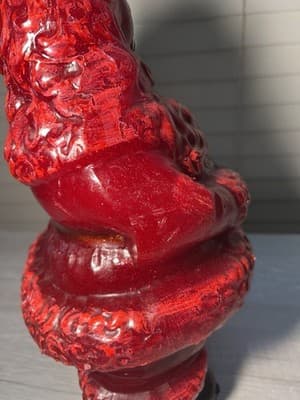 Rare MCM Tavern Candle Solid Wax SANTA Store Display 24” Vintage Christmas Grail - Thumbnail 21