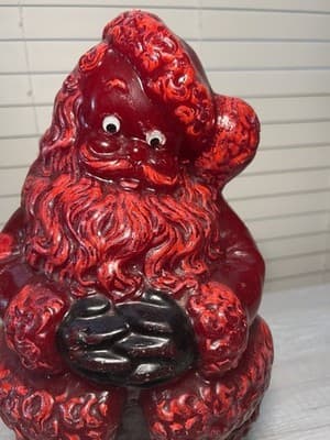 Rare MCM Tavern Candle Solid Wax SANTA Store Display 24” Vintage Christmas Grail - Thumbnail 22