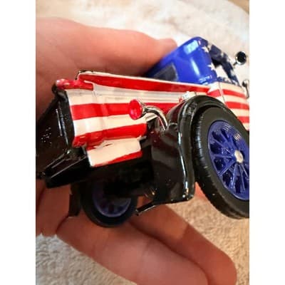 National Motor Museum Ford Model A Pickup Truck American Flag Diecast Car IOB - Thumbnail 21