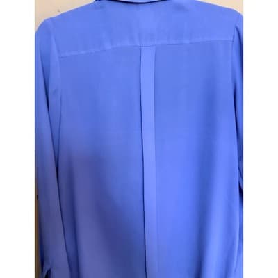 The Limited Button Down Blouse Women's Blue Long Sleeve Collared Top S NWOT - Thumbnail 10