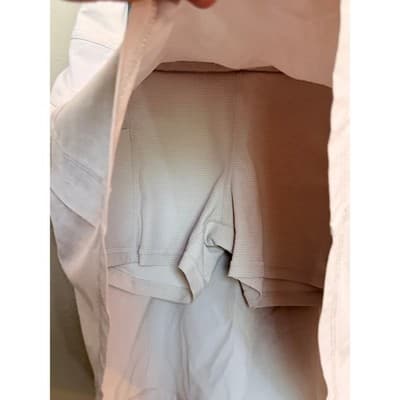 Athleta Girl High Rise Elastic Waistband Active Tennis Athletic Skirt White 12 - Thumbnail 4