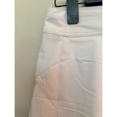 Athleta Girl High Rise Elastic Waistband Active Tennis Athletic Skirt White 12 - Thumbnail 5