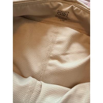 Athleta Girl High Rise Elastic Waistband Active Tennis Athletic Skirt White 12 - Thumbnail 15