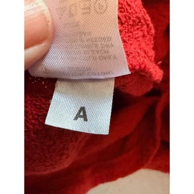 LOFT Twisted Front Knot Blouse Women's Red Short Sleeve Crew Neck Size S NWOT - Thumbnail 11