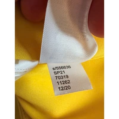 Anne Taylor Doubleweave Ruffle Hem Pencil Style Midi Skirt Yellow Size 6 - Thumbnail 20