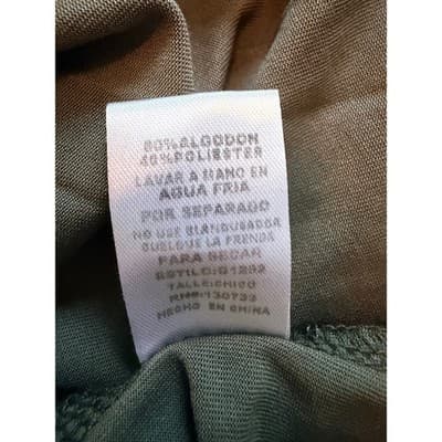 Umgee Scalloped Blouse Women's Gray Short Sleeve Crew Neck Blouse Small EUC - Thumbnail 13