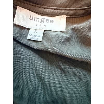 Umgee Scalloped Blouse Women's Gray Short Sleeve Crew Neck Blouse Small EUC - Thumbnail 14