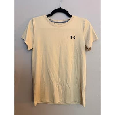 Under Armour Women’s Athletic Short Sleeve Crew Neck T-Shirt Yellow Size Small