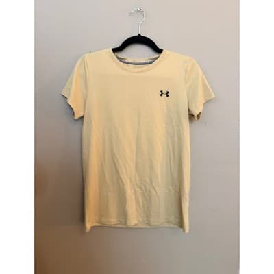 Under Armour Women’s Athletic Short Sleeve Crew Neck T-Shirt Yellow Size Small - Thumbnail 2