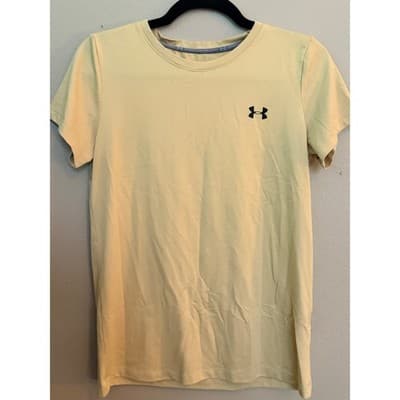 Under Armour Women’s Athletic Short Sleeve Crew Neck T-Shirt Yellow Size Small - Thumbnail 5
