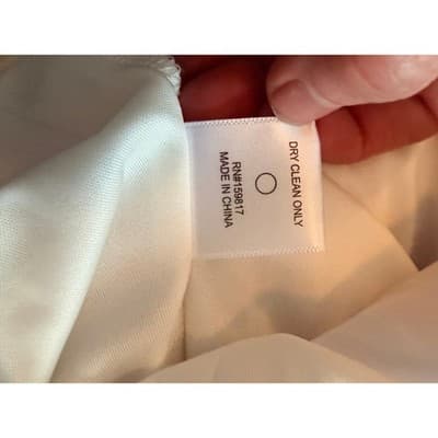 Altar’d State Floral Smocked Mini Dress White Pink Flutter Sleeve M NWOT - Thumbnail 18