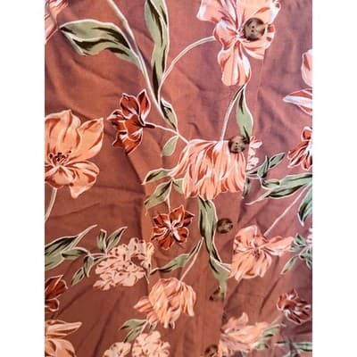 As You Wish Floral Molded Cup Sweetheart Spaghetti Strap Sundress Pink M - Thumbnail 5