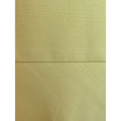 Anne Taylor Doubleweave Ruffle Hem Pencil Style Midi Skirt Yellow Size 6 - Thumbnail 9