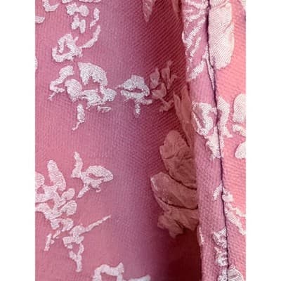 Shein Curve High Waist Jacquard Button Detail Floral Pattern Skirt Pink 2X NWOT - Thumbnail 20