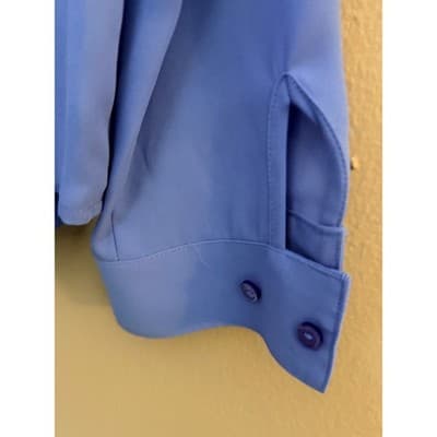 The Limited Button Down Blouse Women's Blue Long Sleeve Collared Top S NWOT - Thumbnail 11
