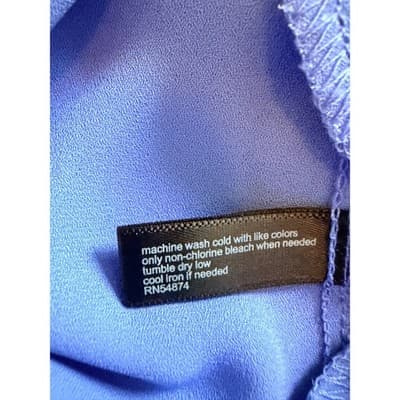 The Limited Button Down Blouse Women's Blue Long Sleeve Collared Top S NWOT - Thumbnail 13