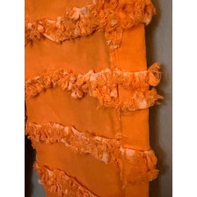 A.R Jeans High Rise Distressed Layered Ruffle Down Flared Jeans Junior 9-11 NWT - Thumbnail 12
