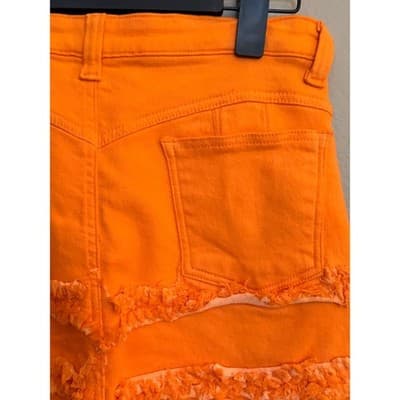 A.R Jeans High Rise Distressed Layered Ruffle Down Flared Jeans Junior 9-11 NWT - Thumbnail 19