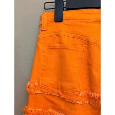 A.R Jeans High Rise Distressed Layered Ruffle Down Flared Jeans Junior 9-11 NWT - Thumbnail 18