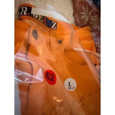 A.R Jeans High Rise Distressed Layered Ruffle Down Flared Jeans Junior 9-11 NWT - Thumbnail 24