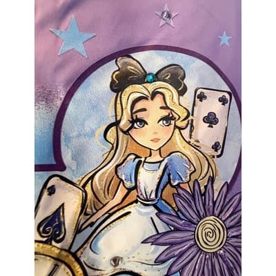 Alice in Wonderland Custom Design Exclusive Lavendar Belted Coat OOAK 1/1 - Thumbnail 13