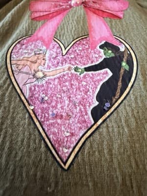 Girls Wicked Blouse Top Shirt Custom Design 1/1 Exclusive OOAK Embellished Rare - Thumbnail 3