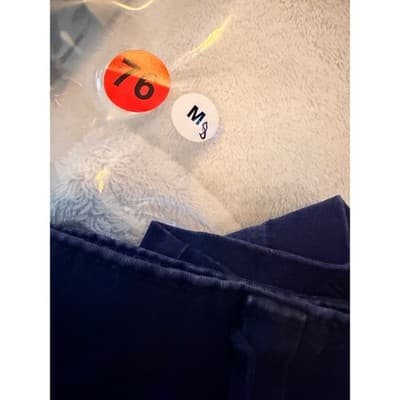 A New Day Blue Chino Shorts Mid Rise Button Zip Casual Size 8 EUC - Thumbnail 12