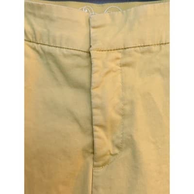 JM Collection Yellow Cropped Chino Pants Mid Rise Casual Size 12 NWOT - Thumbnail 6