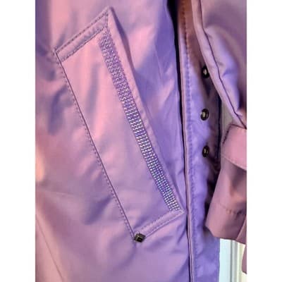 Alice in Wonderland Custom Design Exclusive Lavendar Belted Coat OOAK 1/1 - Thumbnail 10
