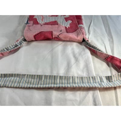Rare Purse Cloth Handbag Sandbags Brand Vintage Horse Crossbody Bag DoubleFabric - Thumbnail 14
