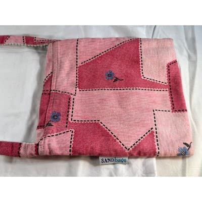 Rare Purse Cloth Handbag Sandbags Brand Vintage Horse Crossbody Bag DoubleFabric - Thumbnail 5