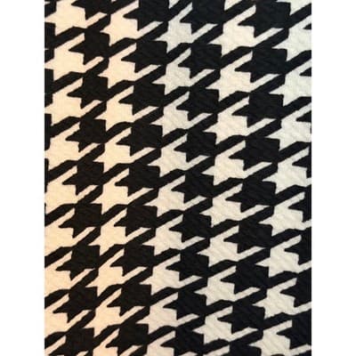 SHEIN Black White Houndstooth Stretch Pull On Pants Slim Fit Size 4 NWOT - Thumbnail 5