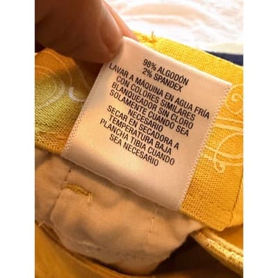 JM Collection Yellow Cropped Chino Pants Mid Rise Casual Size 12 NWOT - Thumbnail 15