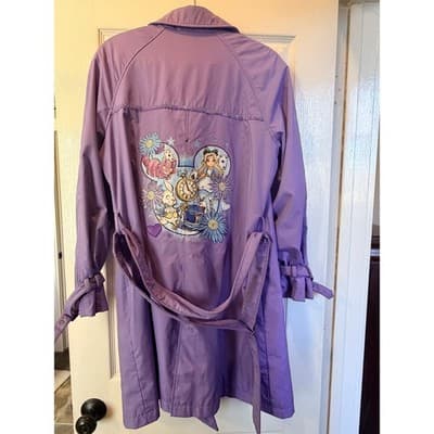 Alice in Wonderland Custom Design Exclusive Lavendar Belted Coat OOAK 1/1 - Thumbnail 11