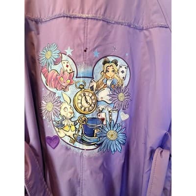 Alice in Wonderland Custom Design Exclusive Lavendar Belted Coat OOAK 1/1 - Thumbnail 16