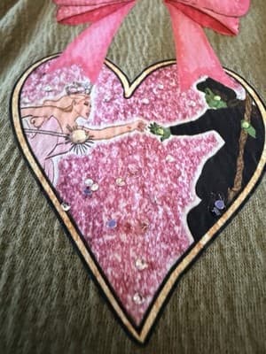Girls Wicked Blouse Top Shirt Custom Design 1/1 Exclusive OOAK Embellished Rare - Thumbnail 6