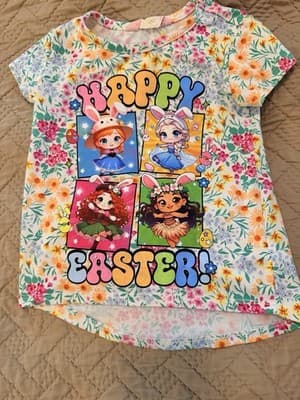 Girls Easter Disney Princess Top Pants Set Outfit Custom Design 1/1 OOAK Rare - Thumbnail 9