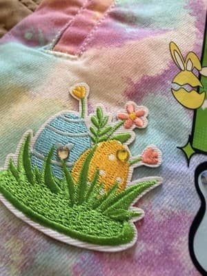 Girls Easter Disney Princess Overall Dress Custom Design 1/1 OOAK Embellished - Thumbnail 10