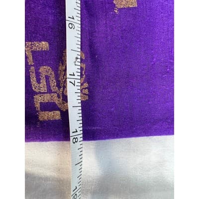 LSU Tigers Women's Infinity Scarf Classy Football Accessory Purple Gold 18"x40" - Thumbnail 14