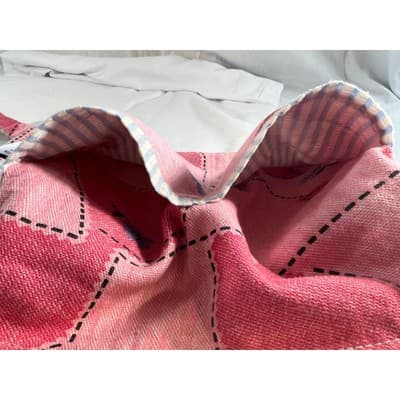Rare Purse Cloth Handbag Sandbags Brand Vintage Horse Crossbody Bag DoubleFabric - Thumbnail 13