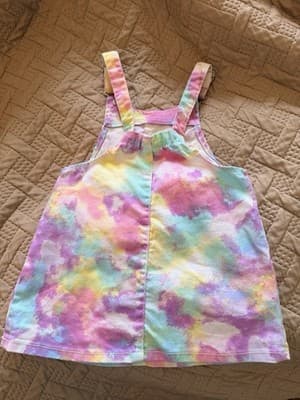 Girls Easter Disney Princess Overall Dress Custom Design 1/1 OOAK Embellished - Thumbnail 5