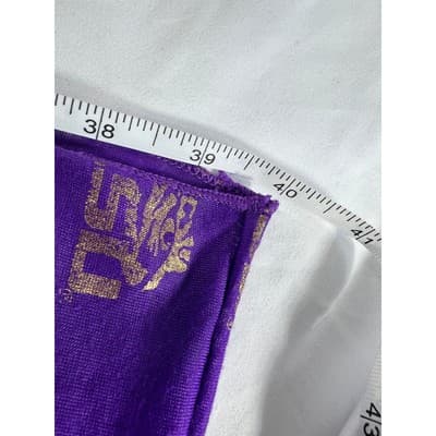 LSU Tigers Women's Infinity Scarf Classy Football Accessory Purple Gold 18"x40" - Thumbnail 12
