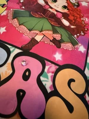 Girls Easter Disney Princess Top Pants Set Outfit Custom Design 1/1 OOAK Rare - Thumbnail 6