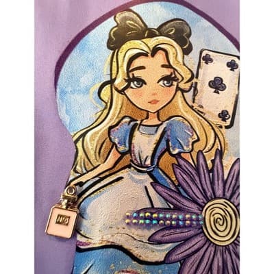 Alice in Wonderland Custom Design Exclusive Lavendar Belted Coat OOAK 1/1 - Thumbnail 21