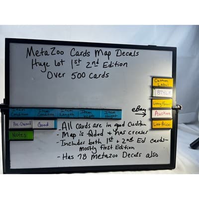 Huge Metazoo Collectible Card Lot Wilderness 1st /2nd Ed Map Stickers 300+ Cards - Thumbnail 24