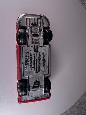 Vintage 1981 Ertl The Cannonball Run Ferrari Dino 246 GT - Red 1:64 Scale Car - Thumbnail 10
