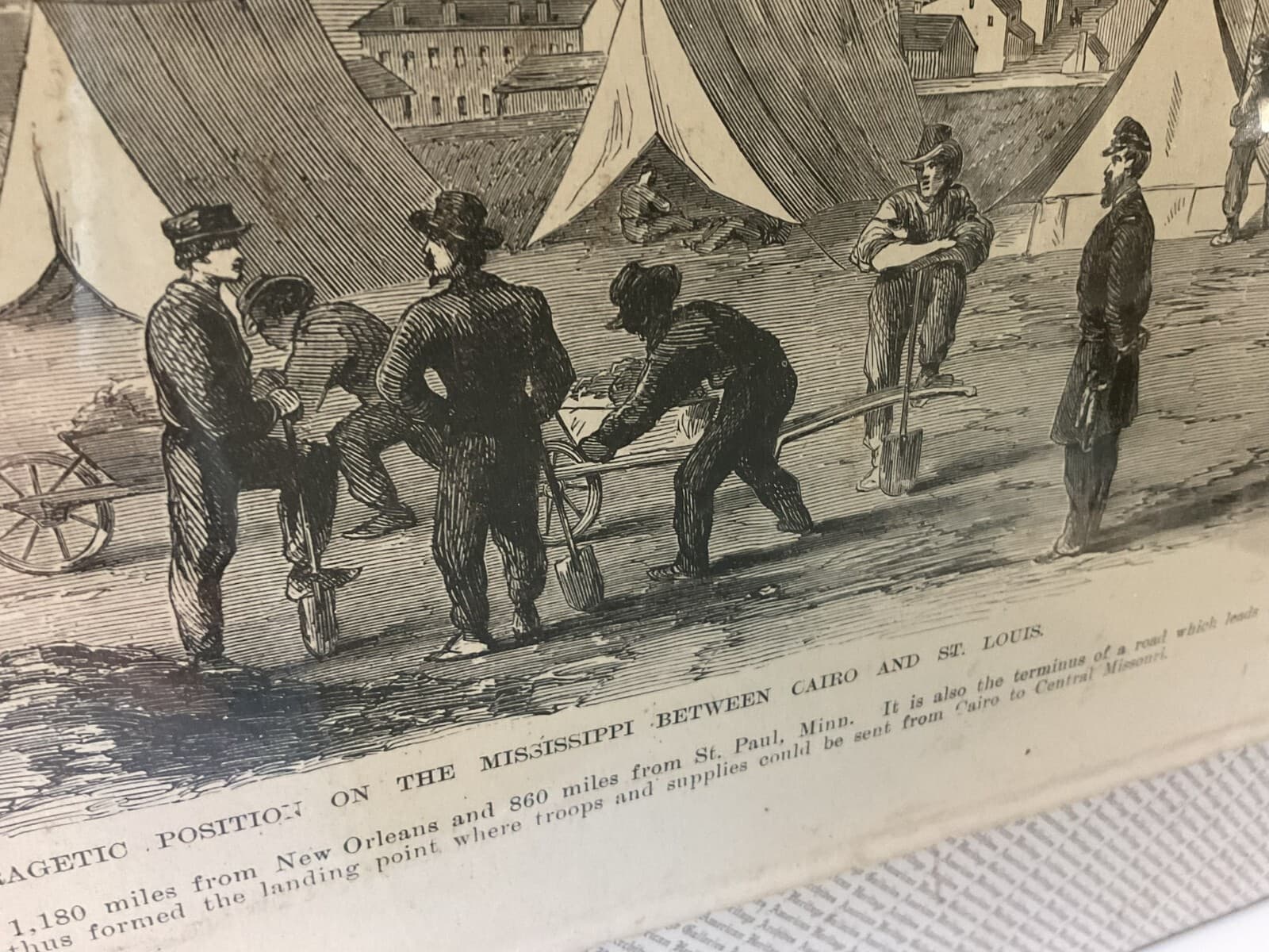 Antique Newspaper Civil War Cape Girardeau Harper Pictorial 1800s Military Rare - Thumbnail 7